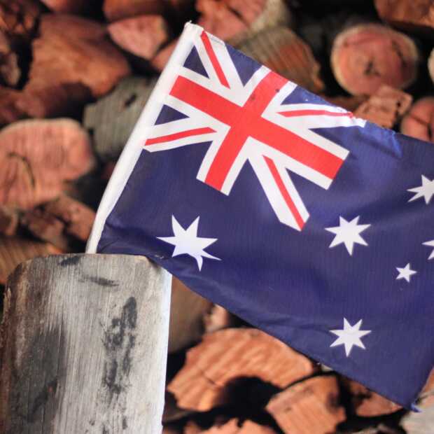 Australië zet zijn hakken in het zand