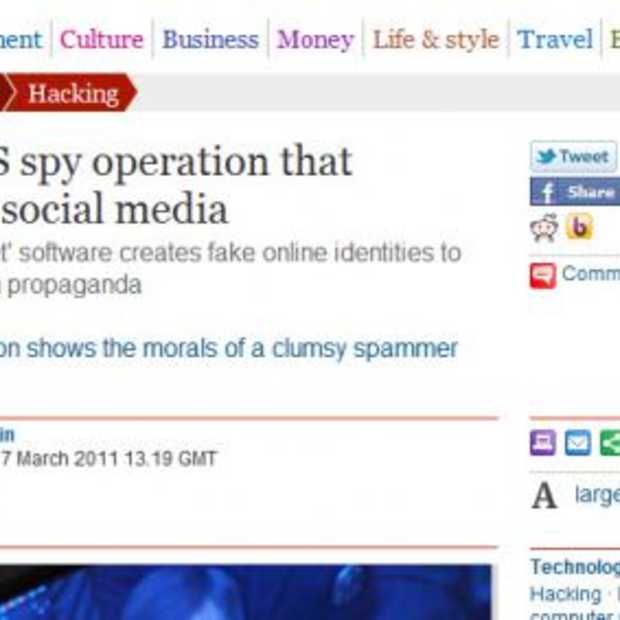Amerikaanse spionnen manipuleren Social Media
