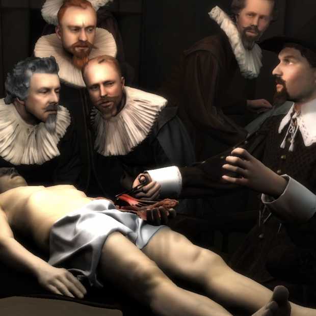 De anatomische les van Dr. Nicolaes Tulp in Augmented Reality