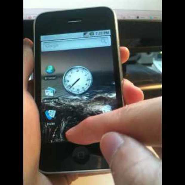 Android running on the iPhone 3G 