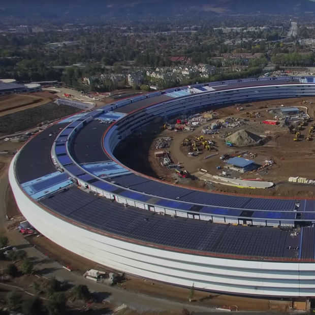 Zie de voortgang van de Apple Campus in deze timelapse video