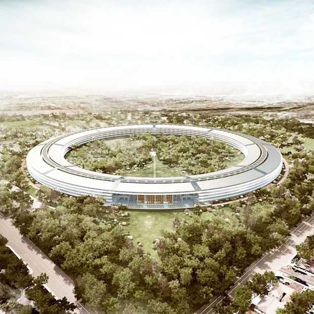 Apple's nieuwe campus van 5 miljard wordt het "groenste" gebouw op aarde