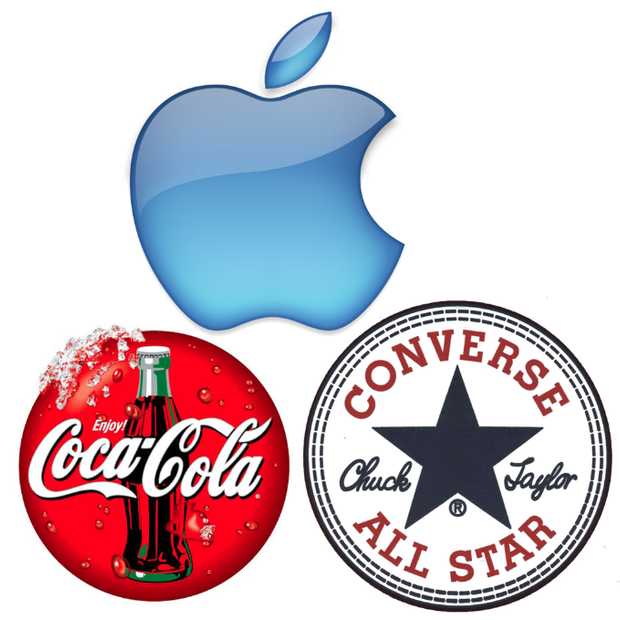 Apple, Converse en Coca-Cola coolste merken