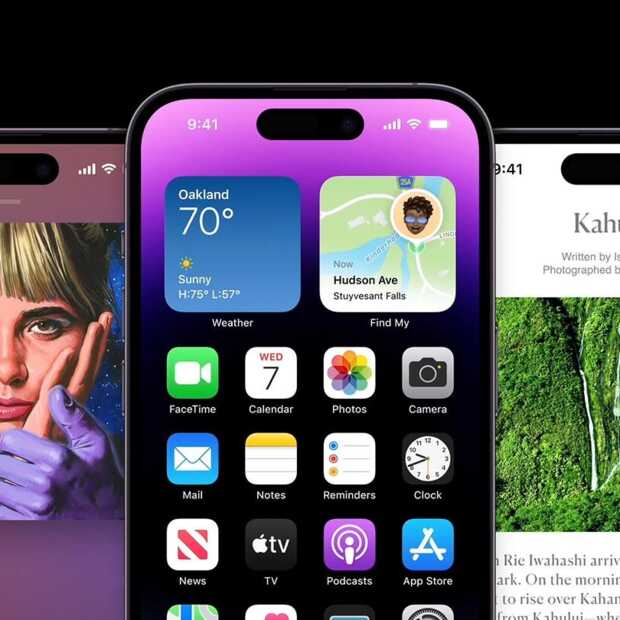​Notch-tijdperk voorbij op iPhone 14 Pro (Max)