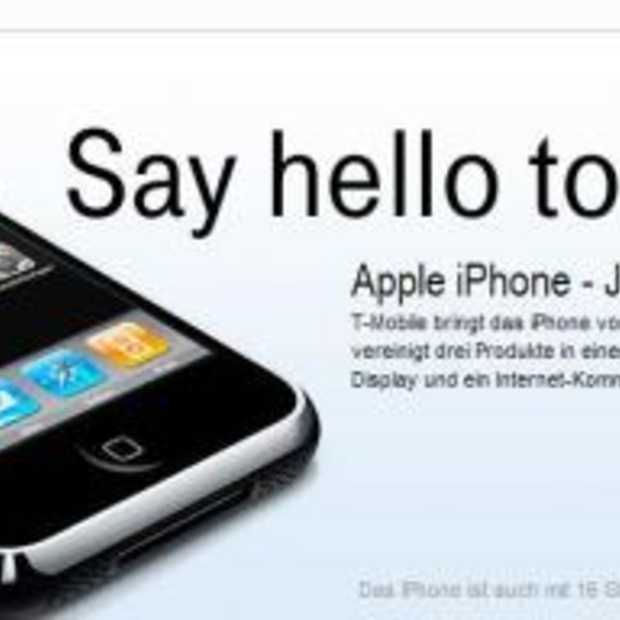 'Apple iPhone - Jetzt bei T-Mobile' 