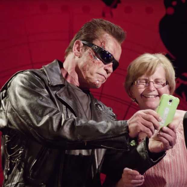 Geslaagde prank van Arnold Schwarzenegger in Madame Tussauds