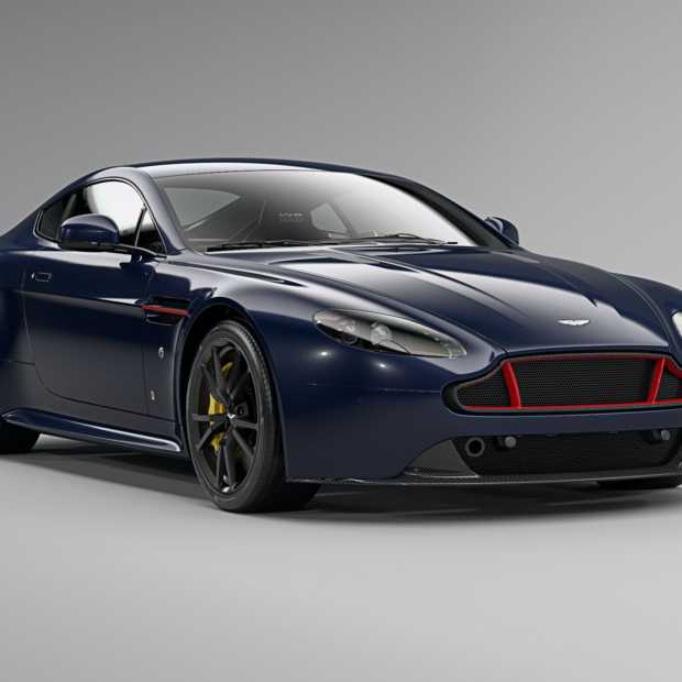 Fotoshoot van de Aston Martin V8 en V12 Vantage S Red Bull Racing Editions