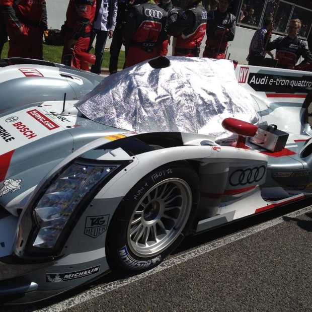 Audi e-tron 1-2-3 tijdens de WEC op Spa-Francorchamps