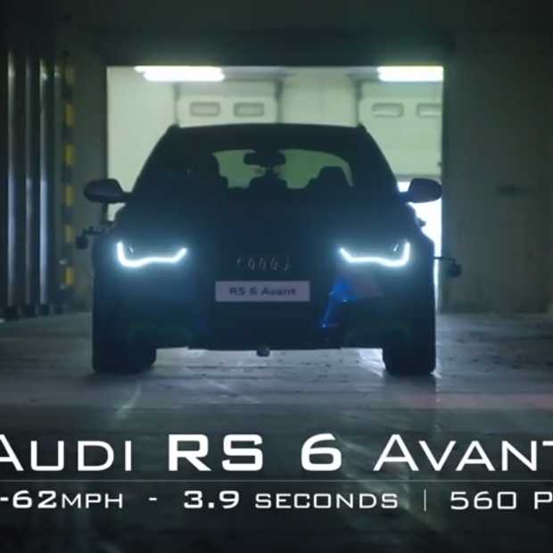 Audi RS6 Avant Man vs Machine