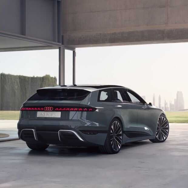 Audi licht een tipje van de A6 Avant e-tron sluier op