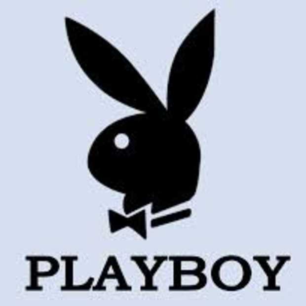 Augmented reality op cover van jubilerende Playboy