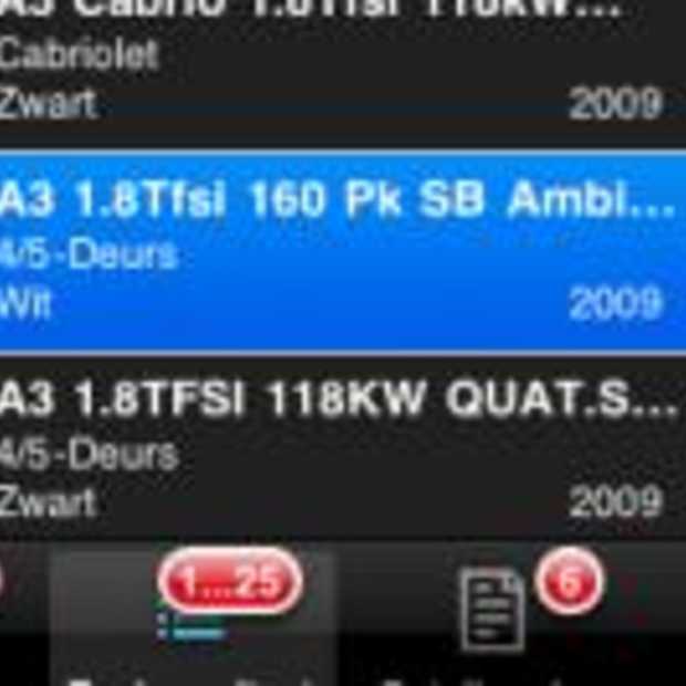 AutoScout24 ook beschikbaar op iPhone
