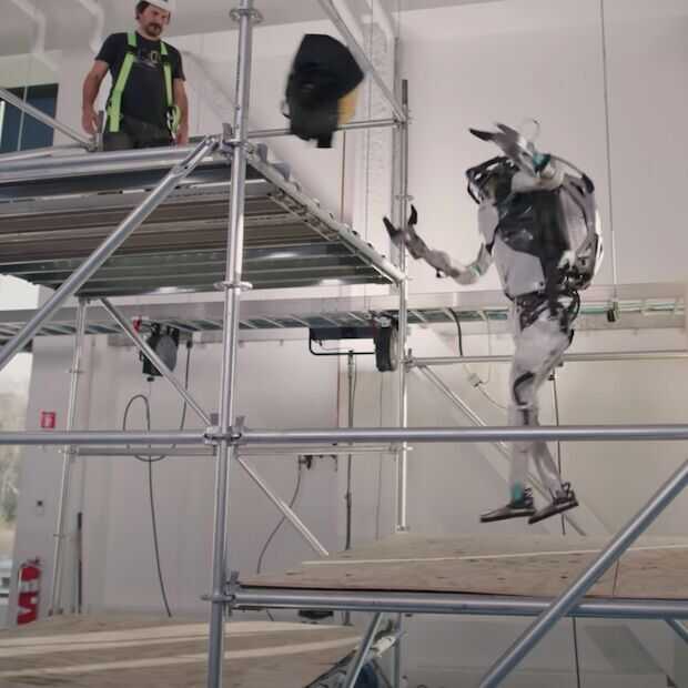 Nieuwe robot van Boston Dynamics kan springen, gooien en bouwen