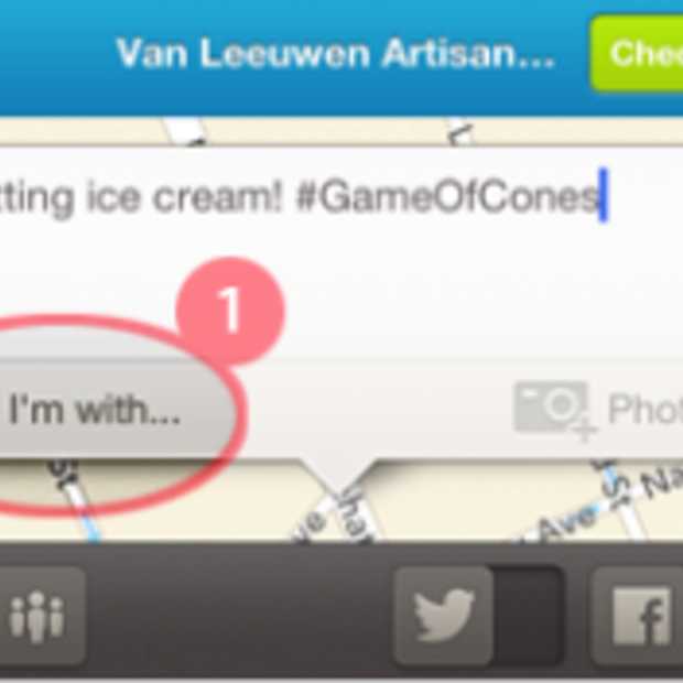 Bespaar tijd en check zelf je vrienden in via Foursquare