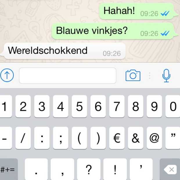 Nederland op zijn kop om blauwe vinkjes op WhatsApp
