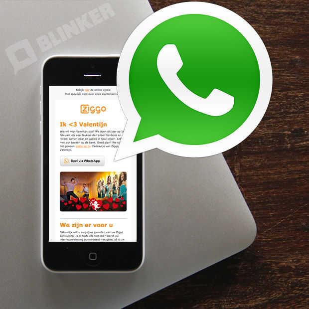 E-mail marketing: hoe deel je artikelen via WhatsApp?