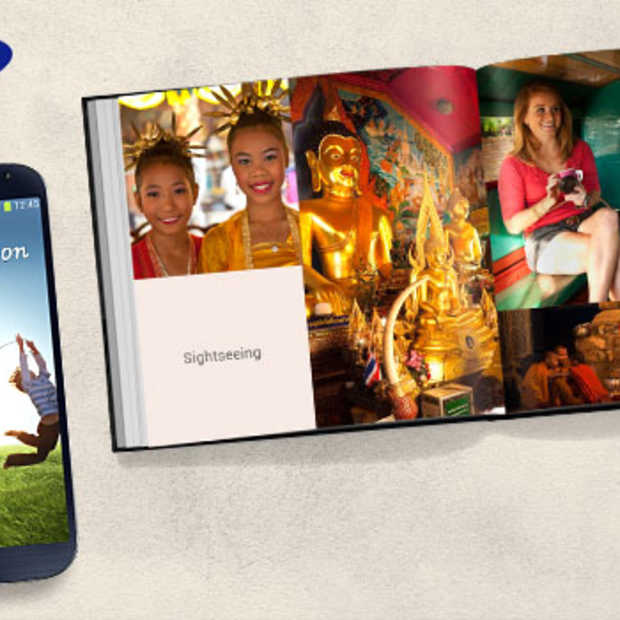 Blurb: Fotoboeken en magazines zijn ook te maken op de Galaxy S 4