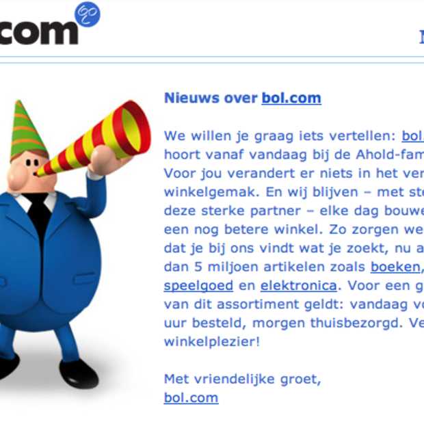 Bol.com overgenomen door Ahold