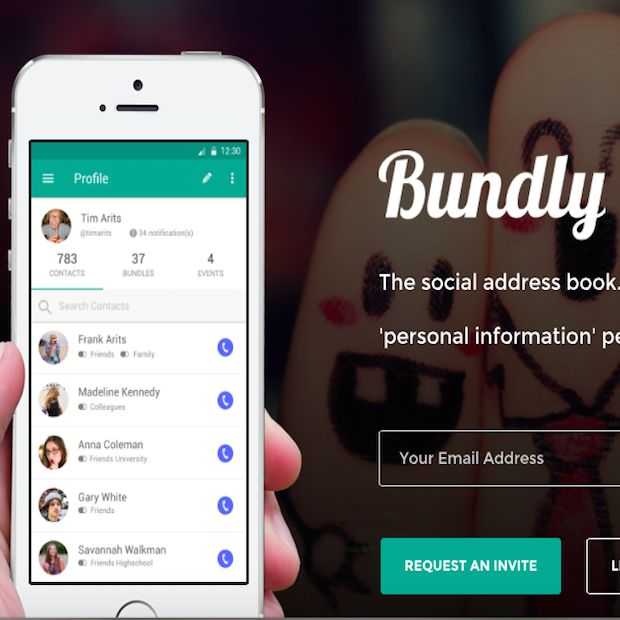 Bundly is je nieuwe online adresboek