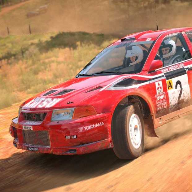Rally-clinic met een Mitsubishi Lancer leert je Dirt 4 waarderen