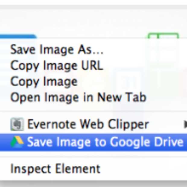 Chrome extensie voor het opslaan van content direct op Google Drive