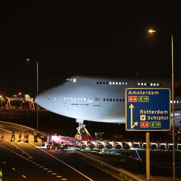 Foto's van megatransport Boeing 747