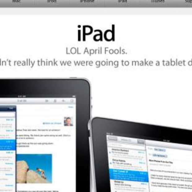 De iPad blijkt een 1 april grap te zijn