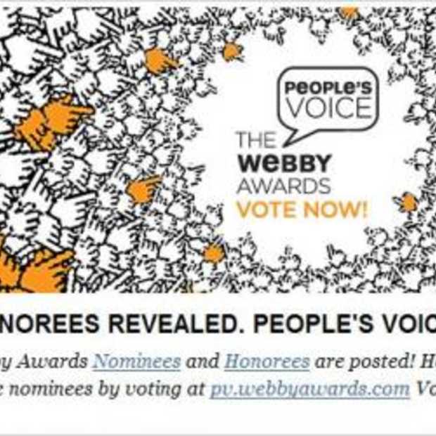 De Webby Awards komen er weer aan
