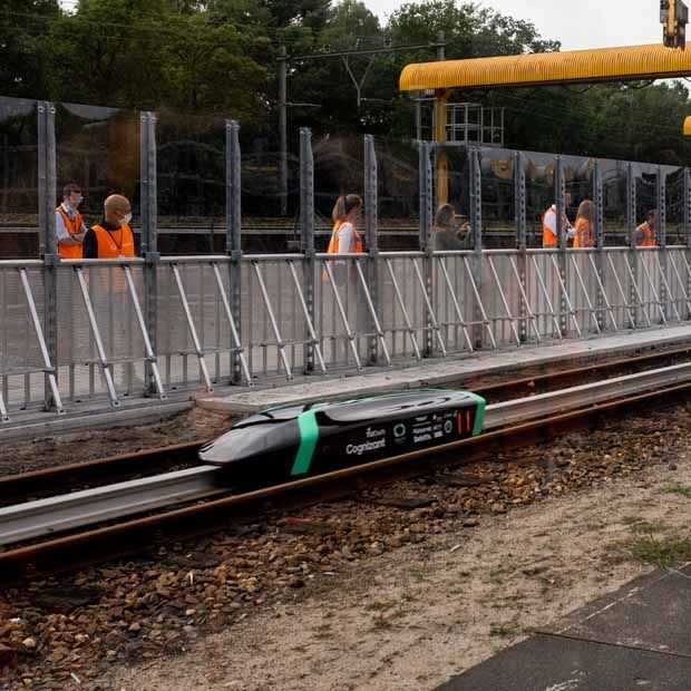 ​Delft Hyperloop zet nieuw snelheidsrecord neer: 360 km/h!