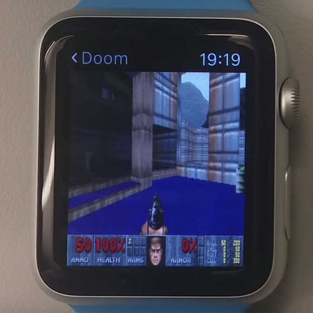 Doom spelen op de Apple Watch