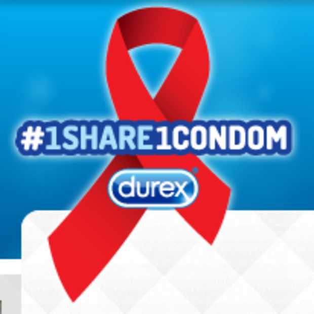 Durex doneert condooms voor elke #1Share1Condom tweet