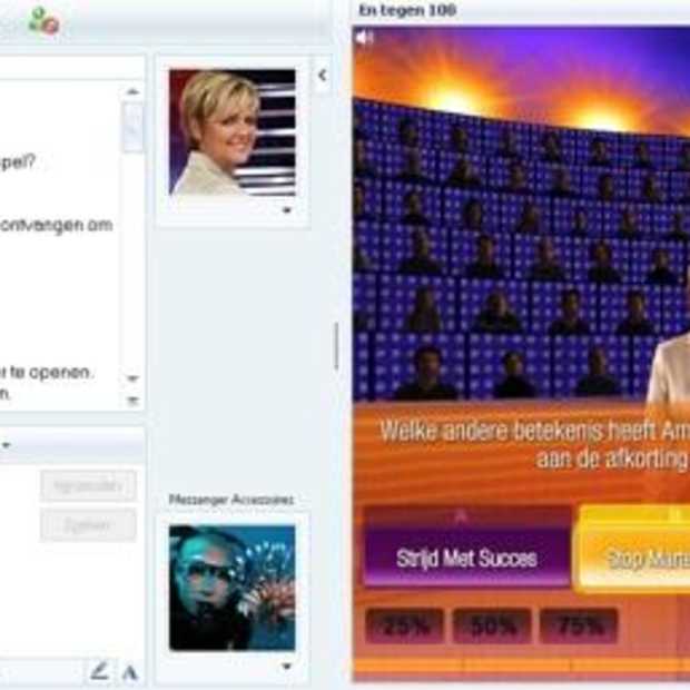 Eén tegen 100 spelen via Live Messenger