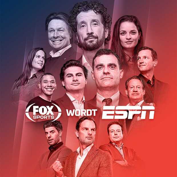 Fox Sports omgedoopt tot ESPN, vanaf 1 januari