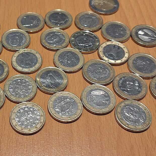 Waar zijn de 2 euro munten?