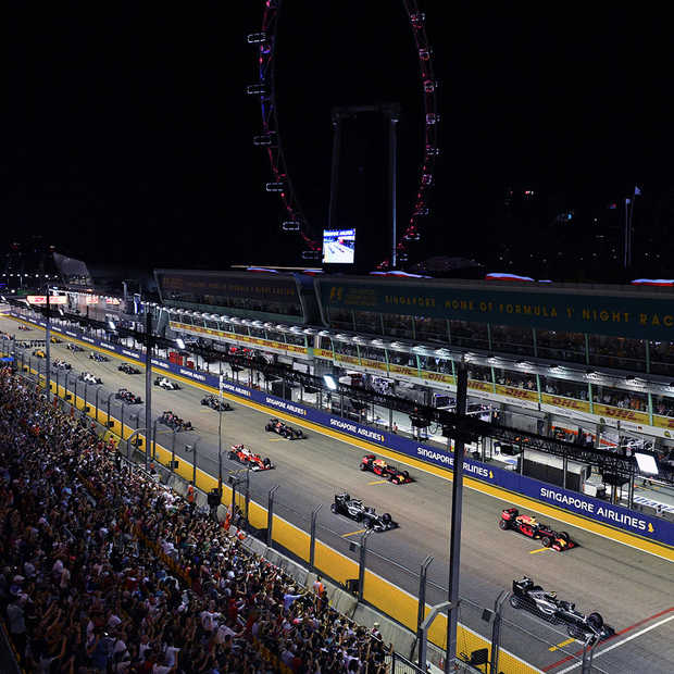 Smullen: inhaalacties tijdens de Grand Prix van Singapore
