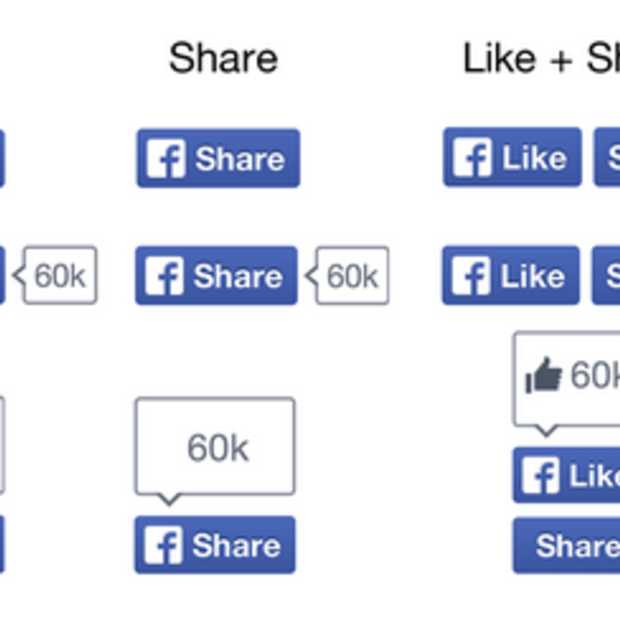 Facebook gaat nieuwe Like & Share buttons uitrollen