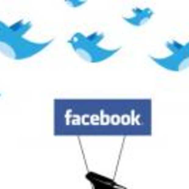 Facebook groeit 2x sneller dan Twitter 