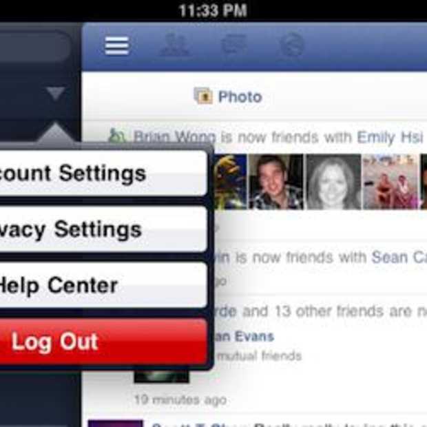 Facebook heeft verborgen iPad App in hun ... iPhone App