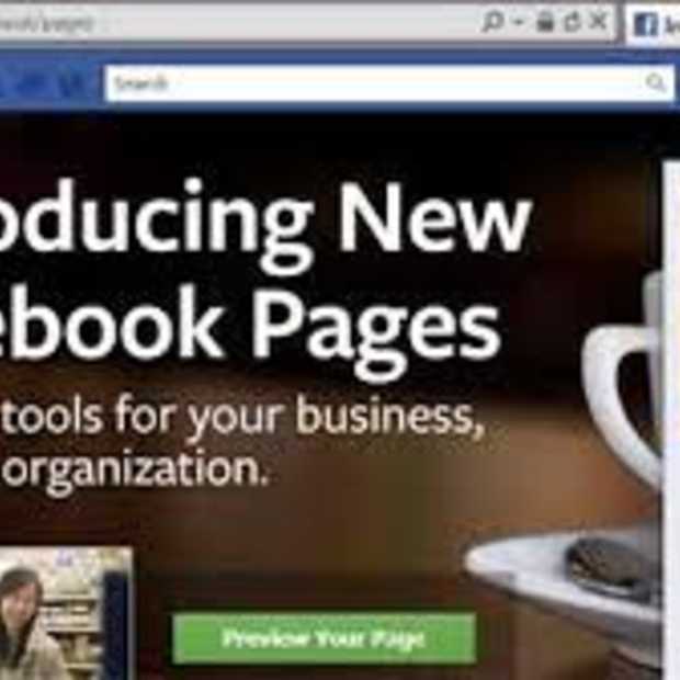 Facebook introduceert nieuw pagina design