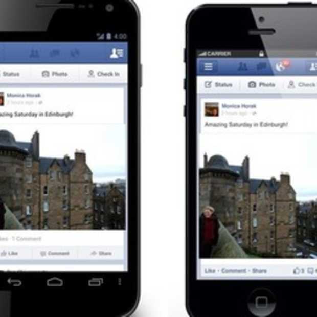 Facebook voegt delen-knop toe in Android- en iOS-apps