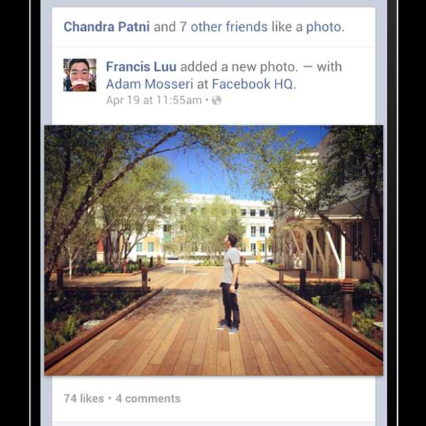 Facebook voor Android volledig vernieuwd