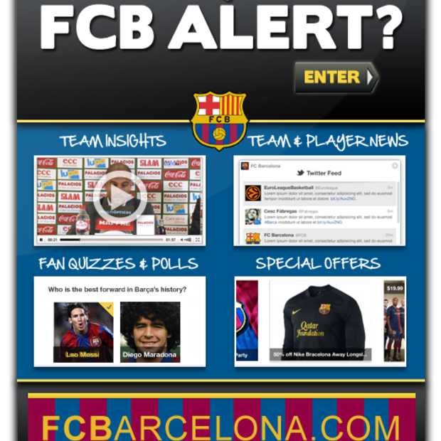 FC Barcelona lanceert Facebook app: FCB Alert