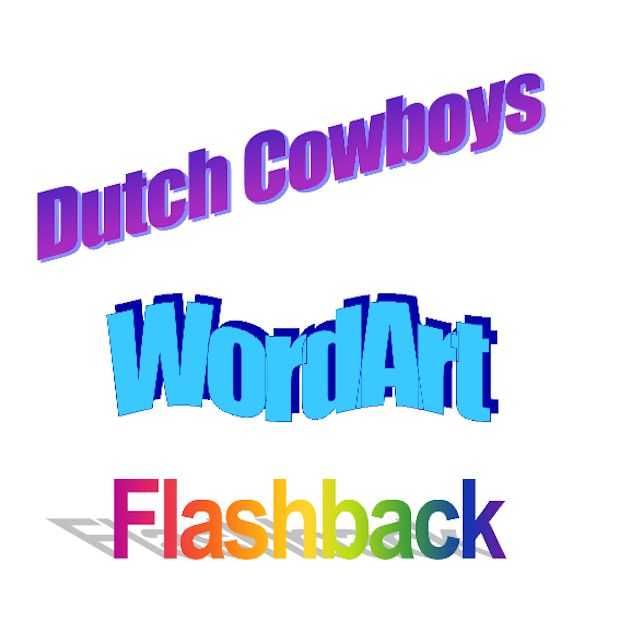 Flashback naar de jaren '90 met deze geniale WordArt tool