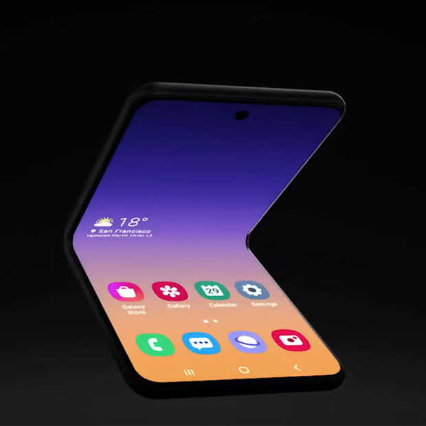Samsung werkt aan 'flip phone' design voor smartphone