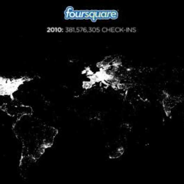 Foursquare in 2010 [Infographic]