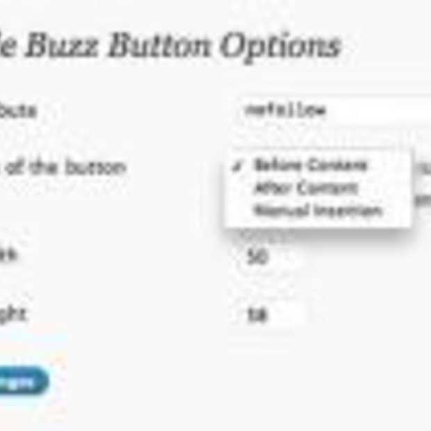 Google Buzz plugins voor Wordpress