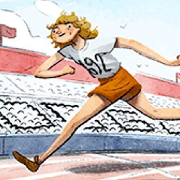 Google Doodle van vandaag eert Fanny Blankers-Koen