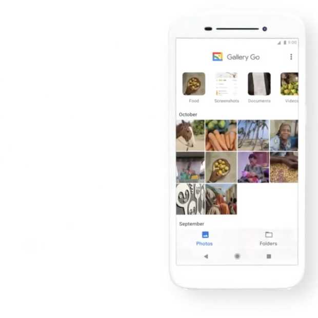 Met Google Gallery Go bewerk je foto's offline