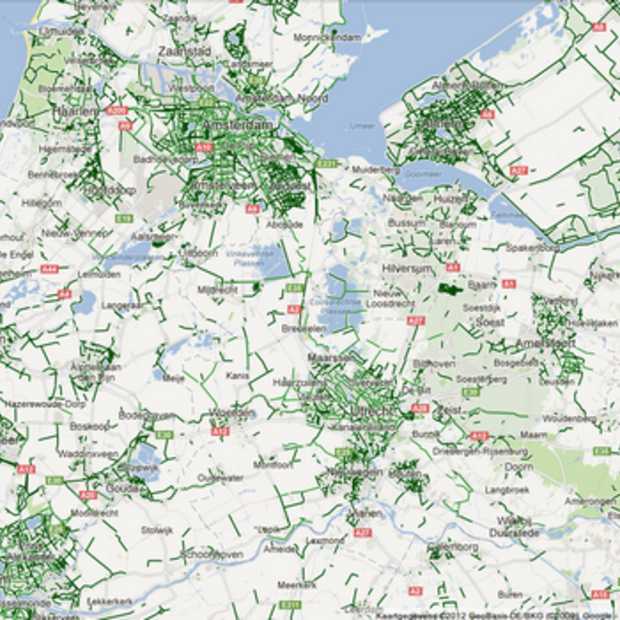 Google Maps fietsroutes nu ook in Nederland