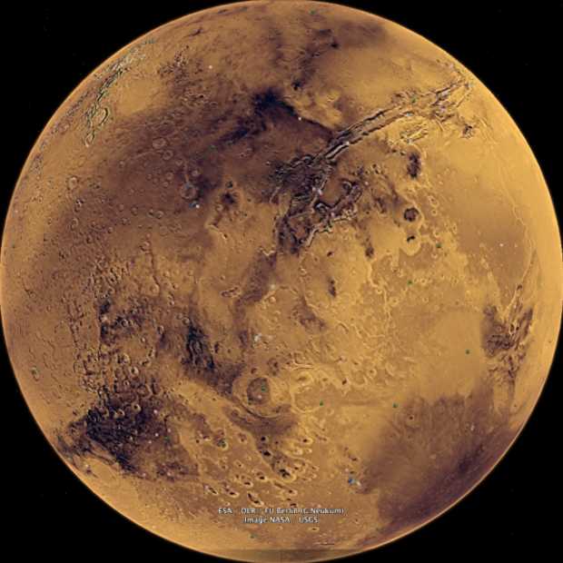 Google Mars beelden scherper dan beelden van Google Earth
